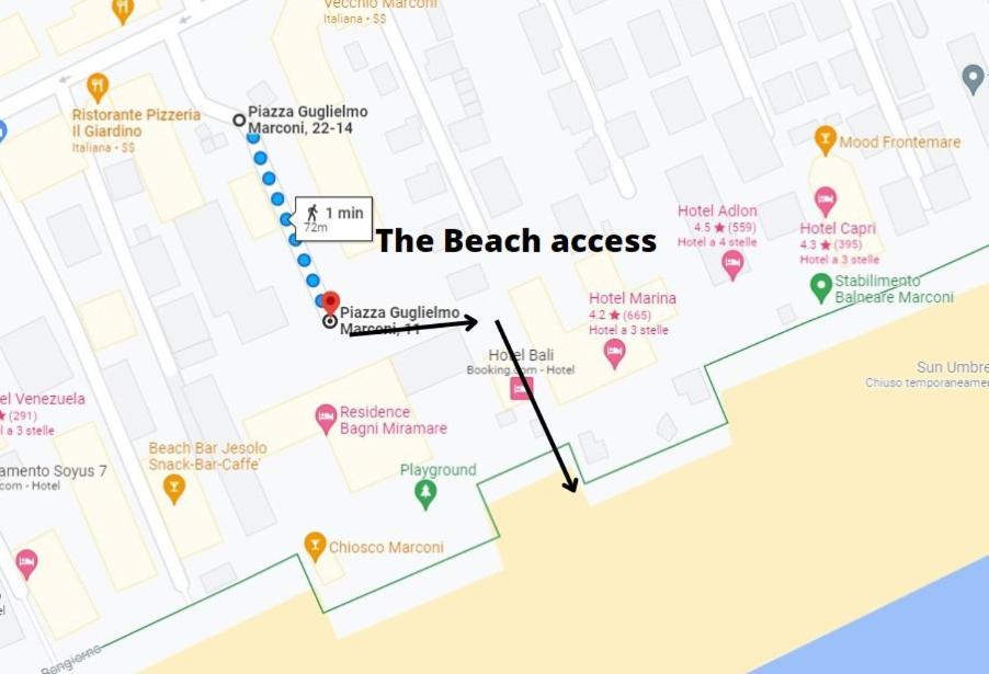 Movida Loft A Piazza Marconi Jesolo Lido - Spiaggia A 1 Minuto!!! Τζεσόλο Λίντο Εξωτερικό φωτογραφία